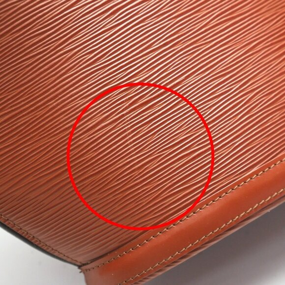 LOUIS VUITTON Brown Leather Tote Bag - Picture 10 of 16